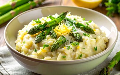 Green Asparagus with Rice